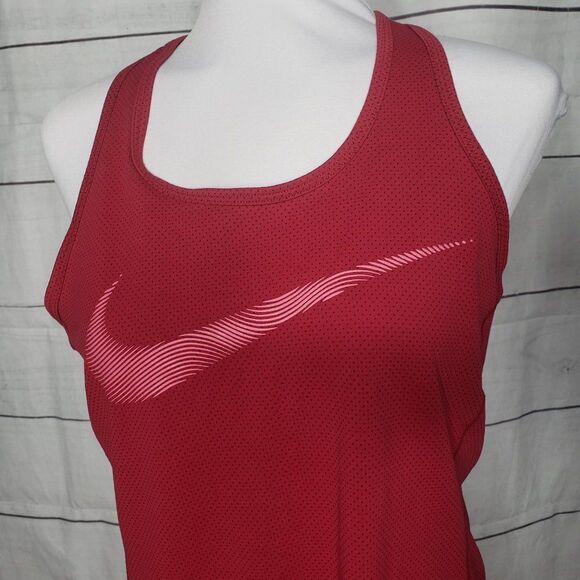 Nike Womens tank dri-fit medium red pink - Picture 6 of 6